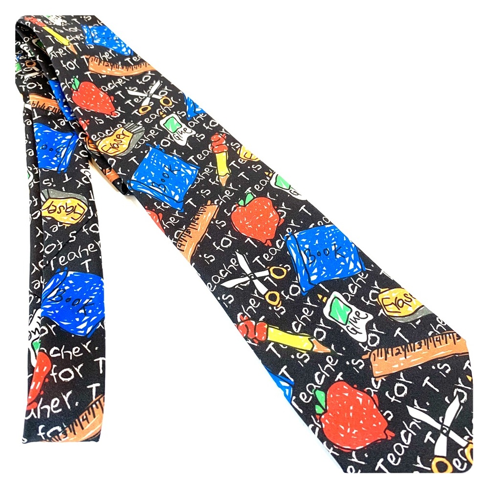 Vintage Ralph Marlin Teacher Neck Tie